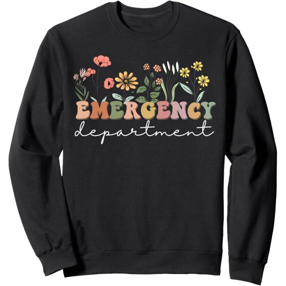Velto ER Nurse Emergency Department Emergency Room Healthcare Swearshirt Full Size S-5XL