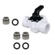 thumbnail image 1 of Válvula Desviadora de 3 Vías Adaptador de 38 Mm 4517 Conexión de Mangueras de Piscina Válvula Desviadora de Piscina Válvula de Repuesto para Accesorio Blanco, 1 of 8