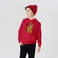 thumbnail image 2 of Harry Potter Pullover Hoodie - Lightweight, Boys & Girls Youth Kids Daily Hoodie, Small, Crest Red, 2 of 5