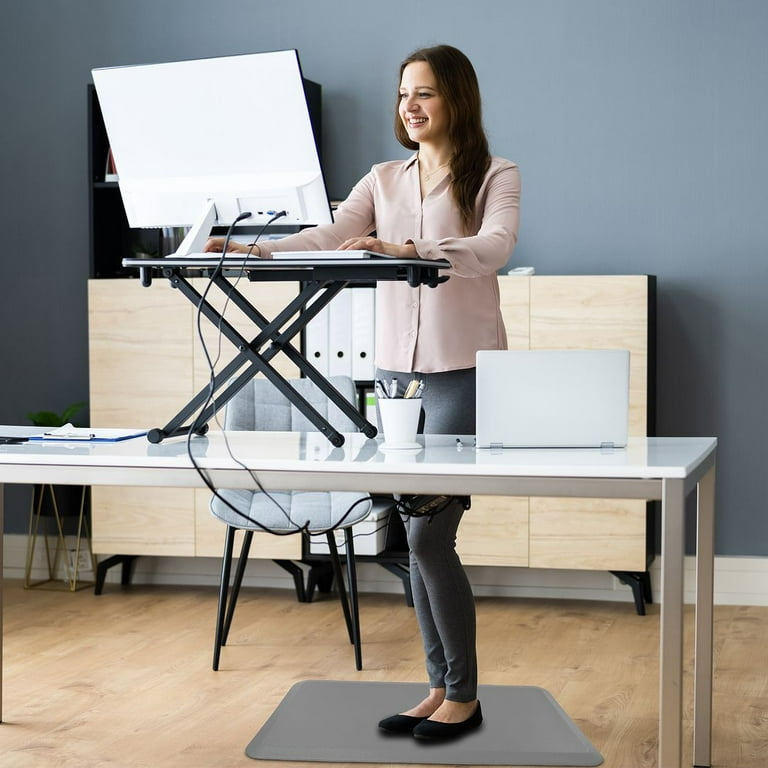 Anti Fatigue Standing Desk Mat, Thick Cushioned Kitchen Floor Mats