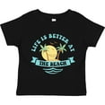 thumbnail image 3 of Inktastic Life's Better at the Beach Girls Toddler T-Shirt, 3 of 5