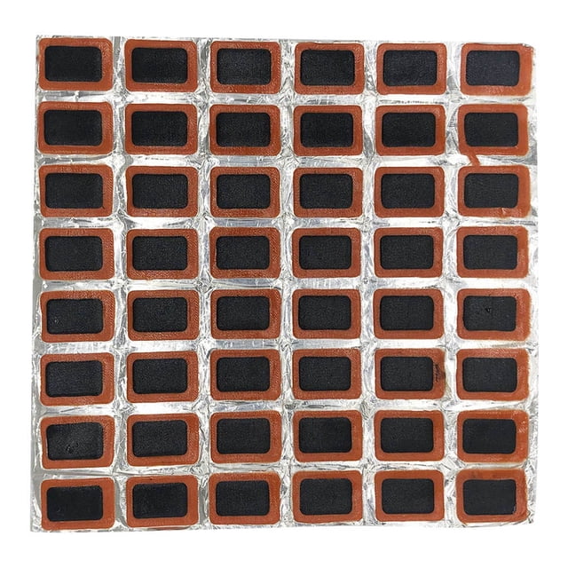 mmirethe 48pcs Tire Repair Patch Piece Professional Convenient Cycling Fitting Small Tube Puncture Repairing Pads Tyre Parts Square 1Set