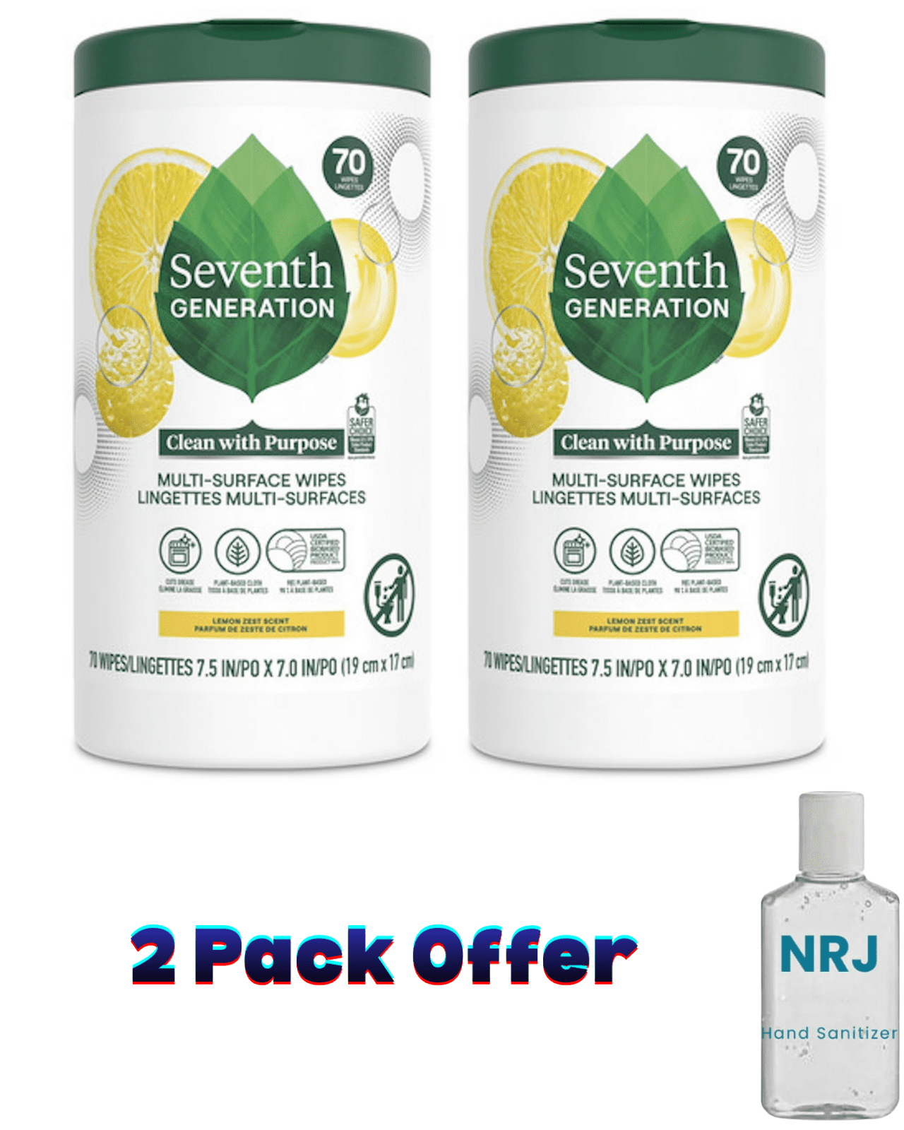 Seventh Generation Multi Purpose Wipes All Purpose Cleaning Garden