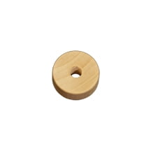 4 Pcs 1" Flat Wood Slab Wheels 3/8" thick Hole size 1/4"Use AP1010 or AP1005 Axle pegs for 1/4" holes.