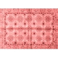 thumbnail image 1 of Ahgly Company Machine Washable Indoor Rectangle Abstract Red Modern Area Rugs, 6' x 9', 1 of 4