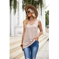 thumbnail image 2 of Richie House Women's Summer Casual Sexy Sleeveless Shirt Tee Loose Top ARH2036-A-XS, 2 of 4