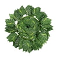 thumbnail image 3 of Yhmxh 5 Pack Artificial Green Leaves Vine Garlands, Green Hanging Ivy with Leaves, Artificial Greenery Hanging Vines for Wall, Ceiling, Patio, Wedding Party Home Indoor Outdoor Green Decoration, 3 of 6