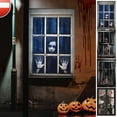 thumbnail image 2 of Happydeer Halloween Scary Window Cover Horror Female Ghost Window Curtain Indoor Outdoor Party Haunted House Window Door Decoration Poster (Type D), 2 of 13