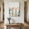 thumbnail image 3 of Canvas Wall Art, Eucalyptus Flower Framed Canvas Prints for Kitchen Bedroom, Orange Floral Sage Green Leaf Daisy Small Gallery Wrapped Wall Decor for Home Office, Gifts, 8"x12" Ship Next Day, 3 of 9