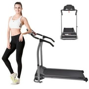 Portable Treadmills Small Space 800W Treadmill Motorized Running Machine W/ Phone Tablet Holder