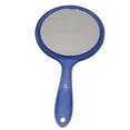 thumbnail image 1 of Soidarity Espejo de aumento de maquillaje de cristal para mujer, espejos cosméticos redondos de repuesto para dormitorio con mango de doble cara portátil Pinceles de maquillaje y herramientas Azul Soidarity BFH000395-03, 1 of 6