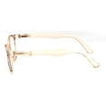 thumbnail image 4 of V.W.E. Women Round Translucent Floral Progressive Reading Glasses - Clear on Top - AR coating Z124 +3.25, 4 of 4