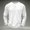 636#White, variant on Waffle Knit Long Sleeve Shirts for Men Crew Neck Printed Casual Top Workwear Pullover Top