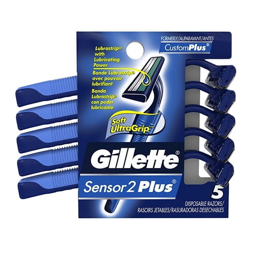 Reis Overgang Samengroeiing Gillette Sensor2 Plus Soft Ultragrip Mens Disposable Razors, 5 Ea, 2 Pack -  Walmart.com