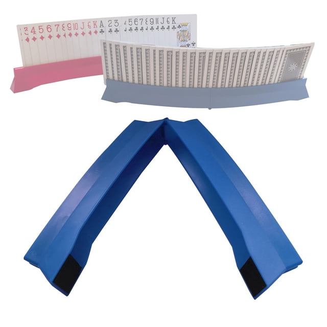 Card Holders Hands-Free Card Rack Organizer for Children Seniors Card Blue