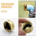 thumbnail image 4 of 2Pcs Garden Hose Caps and Plugs Brass for Sealing and Waterproofing, 4 of 4