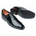 thumbnail image 5 of Santimon Mens Dress Shoes Leather Lace Up Oxford Shoes Casual Formal Business Shoes Black 7 US, 5 of 8