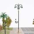 thumbnail image 4 of 3Pcs Model Railway Train Lamp Post Street Light Microlandscape Garden Decoration, 4 of 9