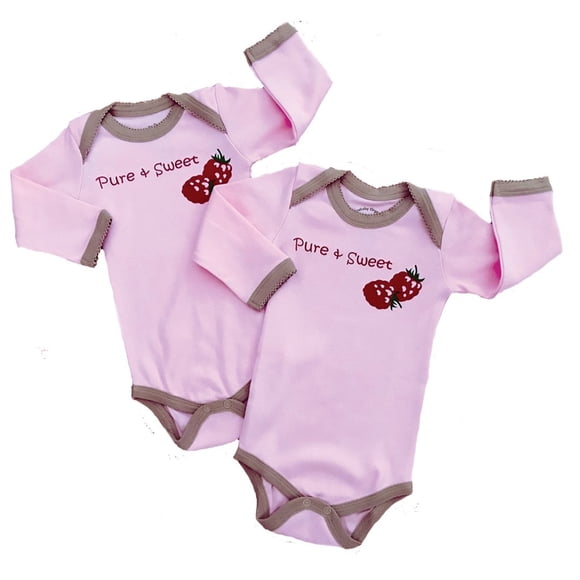 Body / pijama de manga larga de algodón orgánico - Pure and Sweet 12-18m Healthy Body Head To Toe 801PUREANDSWEET18M