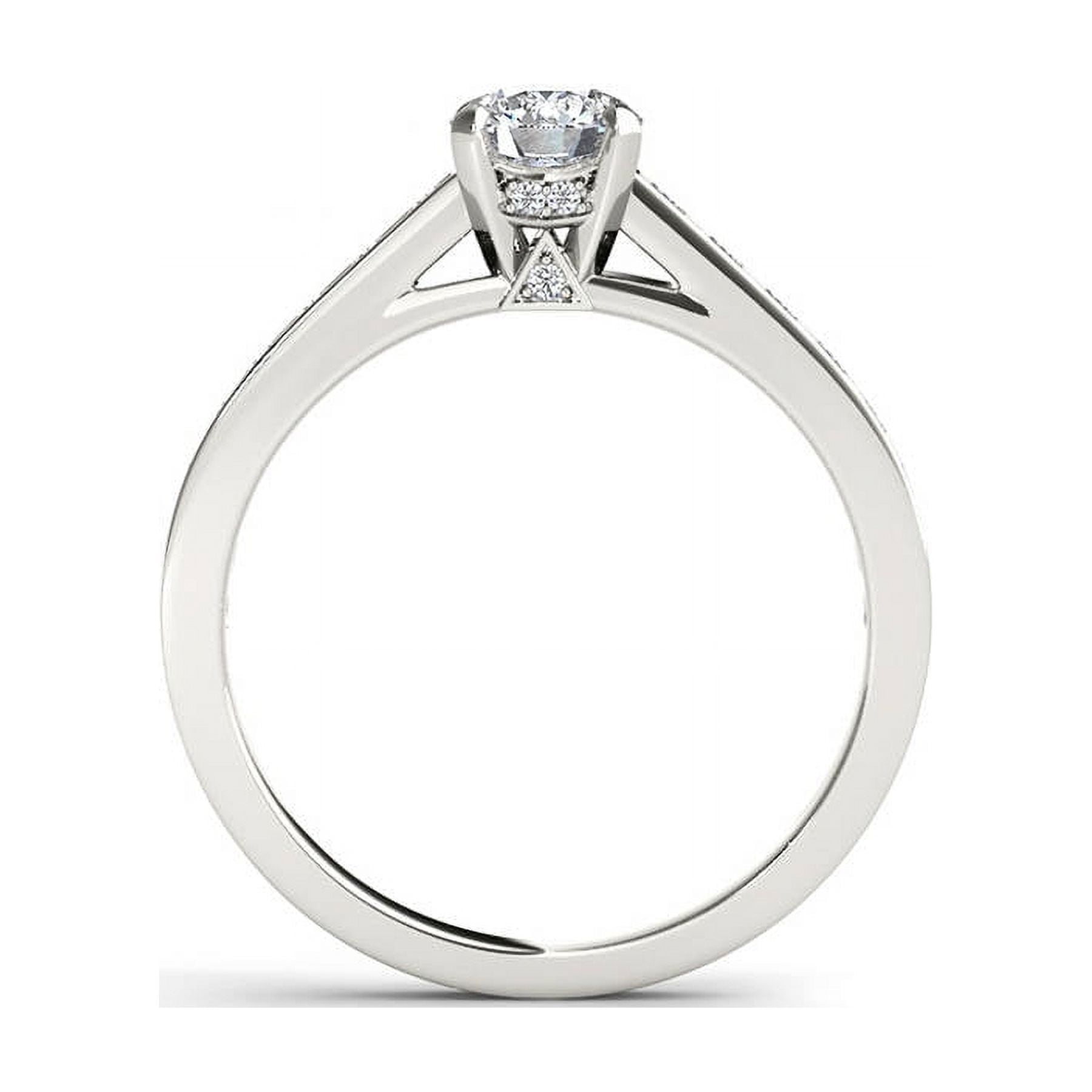 1-1/4 Carat T.W. Diamond Classic 14kt White Gold Engagement Ring