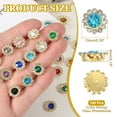 thumbnail image 2 of Uxcell Sew on Rhinestones Crystals Sewing Sunflower Flower Claw Rhinestones Crystals Glass Gems Multicolor, 2 of 7