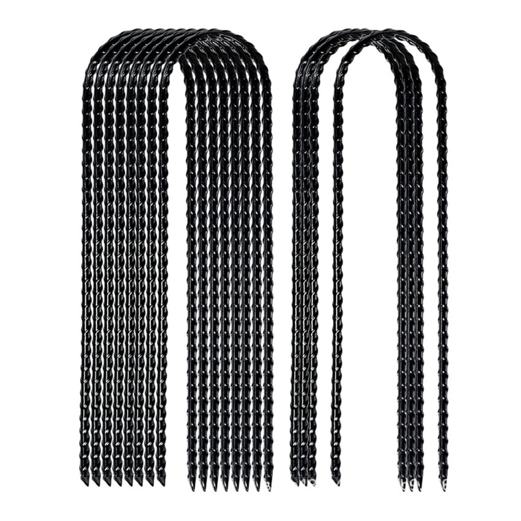 TIERPOP 6pcs Ground Anchors Steel Fixing Tool Steel Ground Stakes Garden Stake Peg for Tents & Canopies