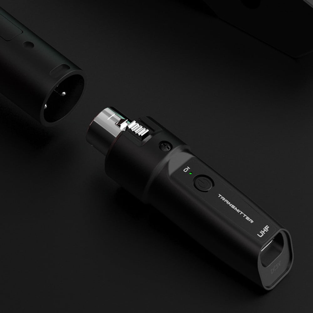 Gerich Wireless Guitar UHF XLR Adapter Transmitter Receiver Mic Set for Mic Audio Mixer Wireless Systems Pro Audio Equipment