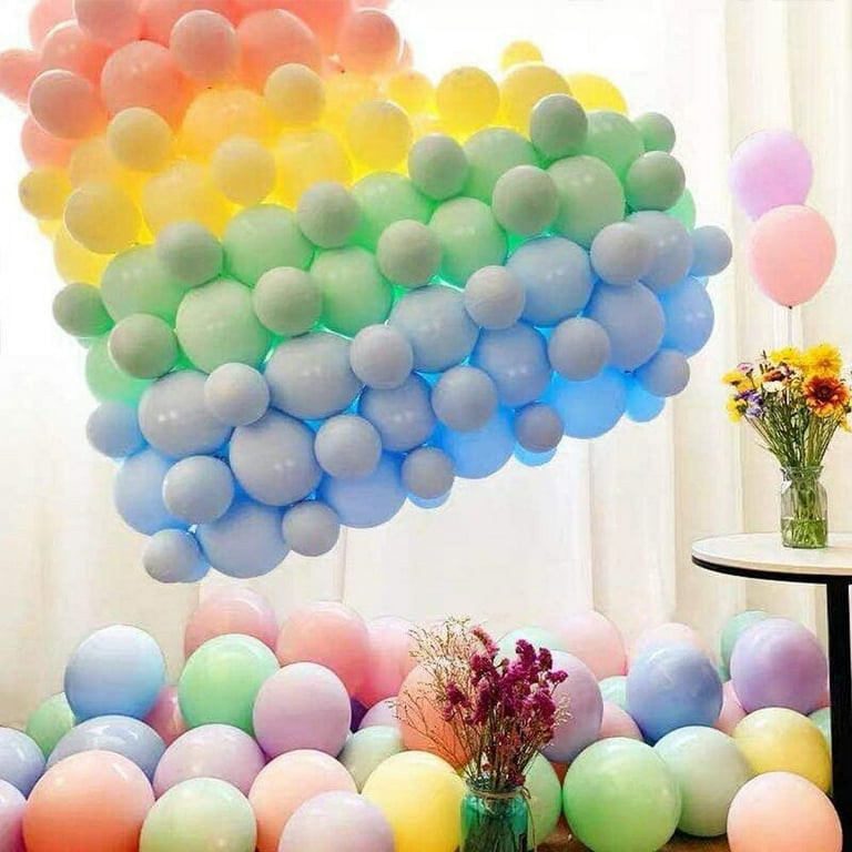 MMTX Pastel Rainbow Balloons Garland Arch Kit, Macaron Color