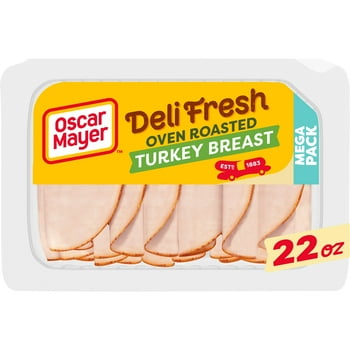 O Mayer Deli Fresh Oven Roasted Sliced Turkey  Deli Lunch Meat, 22 oz Package
