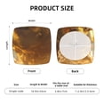 thumbnail image 6 of Lsque Golden Pig Cloud Fantasy Printed Square Couch Cushion Covers, Floral Sofa Cushion Covers Replacement, Stretch Couch Covers for Couch-16.9in, 6 of 9