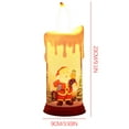 thumbnail image 3 of EUDIDV Xmas Decorative Lights Christmas Teardrop Candle Electronic Simulation Candle Light Festive String Lights, 3 of 4