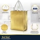 thumbnail image 4 of Set de 30 bolsas de regalo Nush Nush, reutilizables, color dorado, 20 x 10 x 25 cm, 4 of 6