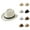 WH1, variant on Fedora Sun Hat for Women – Frayed Edge Straw Hat with Wide Brim, Foldable Packable Country Vacation Hat with UV Protection for Outdoor, Pool and Beach