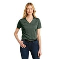 thumbnail image 4 of Port Authority  Ladies Shadow Stripe Polo. LK585 - XL River Blue Navy, 4 of 6