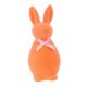 thumbnail image 3 of Mini figura de conejo flocado, estatua de conejito, adorno decorativo de animal, pieza central Naranja, 3 of 9