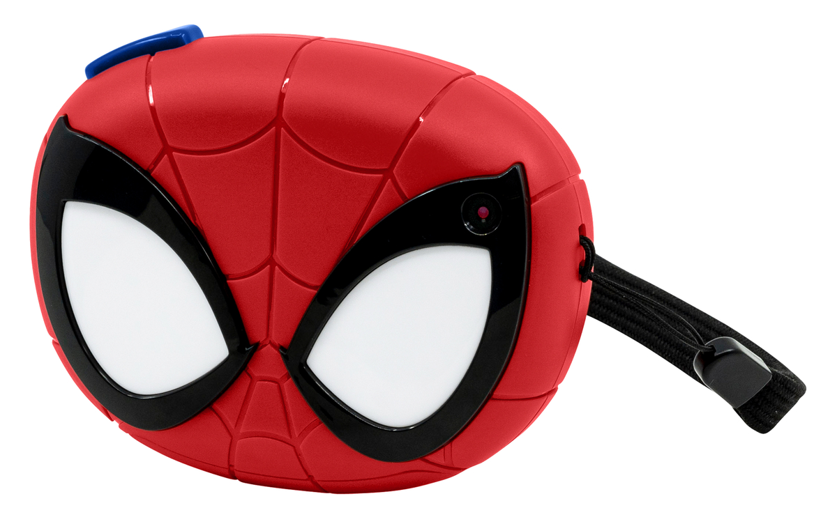 ekids Spiderman Kids Camera with SD Card, Digital Camera for Kids with Video Camera and Built-in Digital Stickers