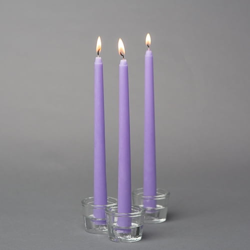 8 inch white wax candles Uk shipper 10,20,30,50 Quantity's 