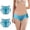 Blue, variant on Sngxgn Women's Panties Pack, Classic Cotton Brief Underwear(Blue,XL)