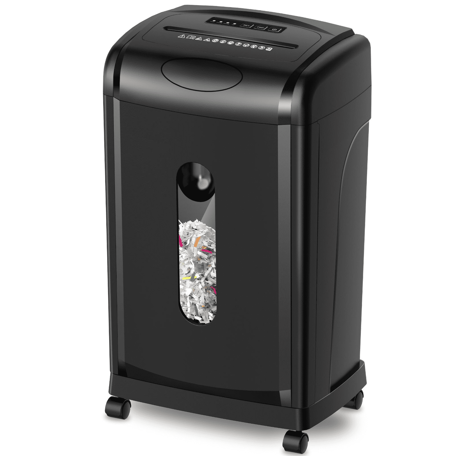 Paper Shredder, 18-Sheet Cross Cut, P-4 Security, 7.93 Gallon Bin - Home & Office