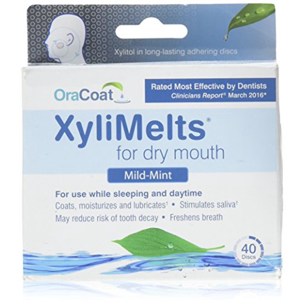 Xylimelts to Increase Saliva Flow Perfect for Dry Mouth by Oracoat 40
