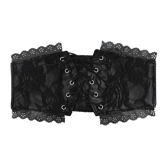 Stylish Elastic Lace Waistband Stretchable Waistband Women's Fashion Belt for Enhancing Outfits At Work