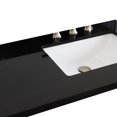 thumbnail image 5 of Bellaterra Home 430002-37R-BGR 37 in. Galaxy Countertop & Single Rectangle Right Sink, Black, 5 of 6