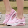 thumbnail image 2 of Domuza Orthopedic Casual Shoes for Women Arch Support Slip on Non Slip Tennis Shoes Breathable Mesh Stretch Volleyball Shoes Soft 2026 New Foam Shoes Light pink 5.5（EU-36）, 2 of 6
