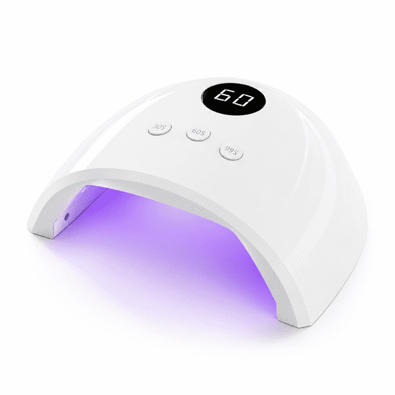 UV Nail Lamp,PLUS30F UV Light for Gel Nails True 36W Professional LED Nail Dryer with 5 Timer,Smart Sensor,LCD Display,White
