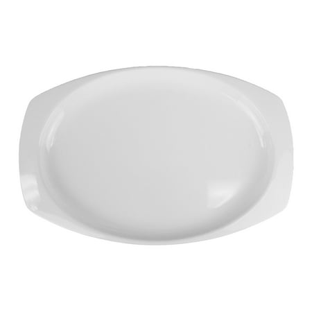 

Nessico Rectangular Platter 12 1/2 W X 9 L Melamine White Pack of 6