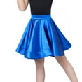thumbnail image 3 of YM YOUMU Girls A-line Latin Dance Skirt Shiny Pleated Swing Dancewear for Ballroom Salsa Practice, 3 of 5