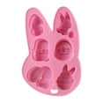 thumbnail image 3 of Qocolhg Easter Silicone Chocolate Moulds,Egg,Bunny,Rabbit Head,Basket Shapes Mould for DIY Chocolate,Candy,Jelly,Mold Baking Pan for Easter Party Bombs Fondant Candy Dome Mousse Cake Topper Making, 3 of 9