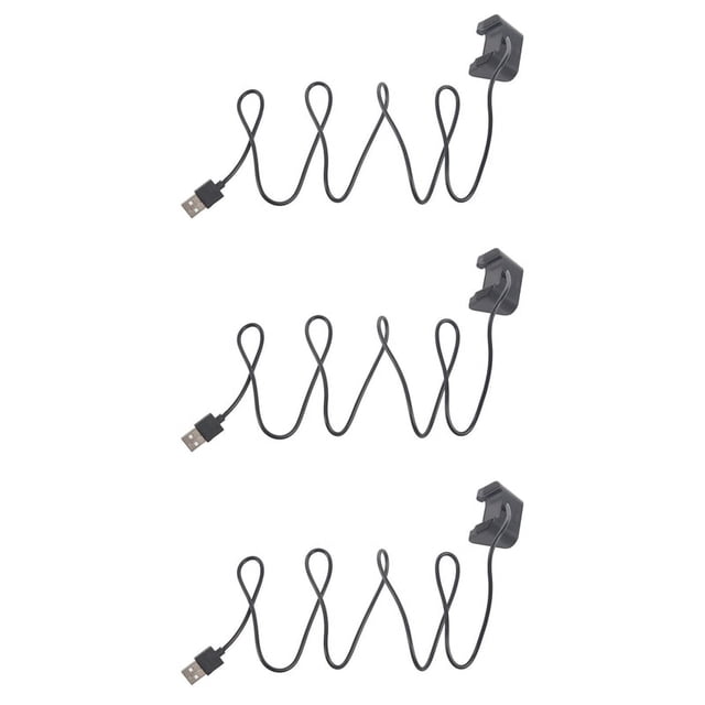 3X USB Charging Cable Cradle Dock Charger for Huami Smart Watch Youth Edition Smartband Chargers