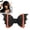 B, variant on Halloween Glitter Bat Hair Clips Set, Cute Glitter Sequins Bat Bow Alligator Hair Barrettes for Girls Women, Party Dance Cosplay Hair Accessory Gift
