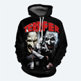 thumbnail image 3 of Sudadera con capucha para hombre de otoño e invierno con estampado 3D de película de terror, suéter con patrón de terror, moda urbana, hip-hop, sudaderas casuales para hombre, 3 of 5
